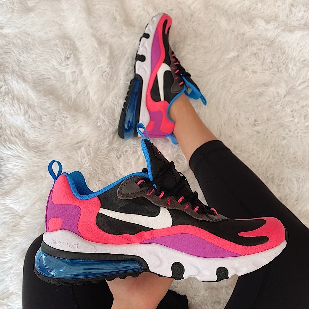 Nike Air Max React 270 Hyper Pink Sneakers